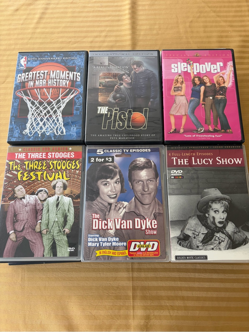 Assorted Classic DVD Collection - Pink, Blue & Black Covers